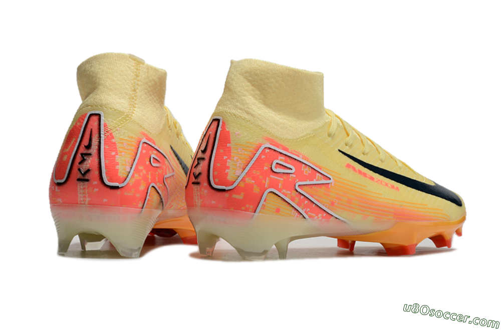 Nike Air Zoom Mercurial Superfly 10 Elite FG Firm Ground Soccer Cleats - Yellow/Red/Black 6