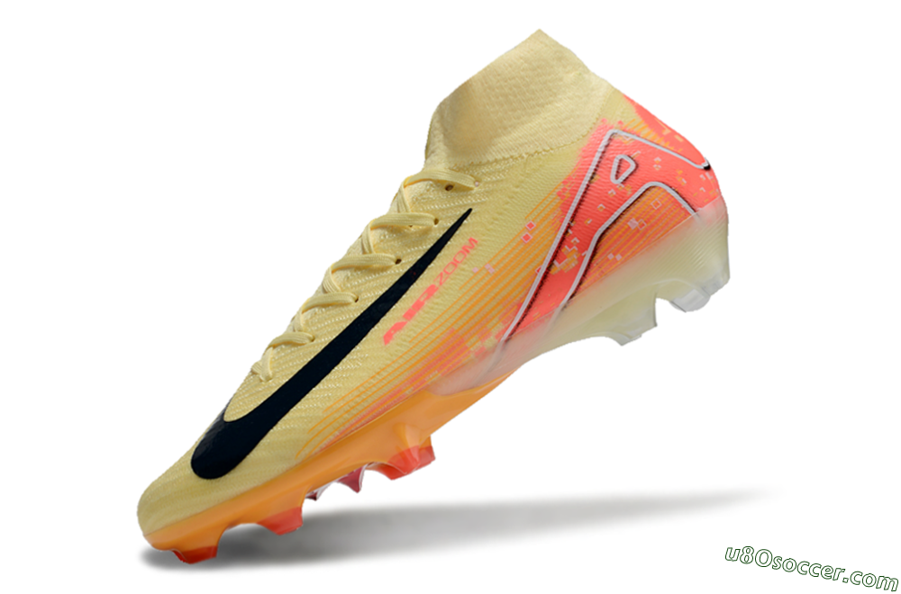 Nike Air Zoom Mercurial Superfly 10 Elite FG Firm Ground Soccer Cleats - Yellow/Red/Black 5