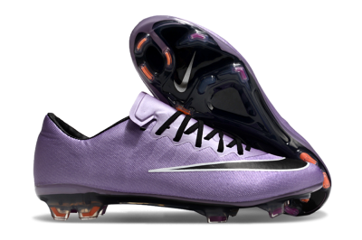 Nike Mercurial Vapor 10 FG Firm Ground Soccer Cleats - Purple/Black/White