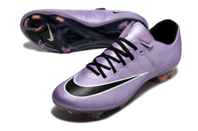 Nike Mercurial Vapor 10 FG Firm Ground Soccer Cleats - Purple/Black/White