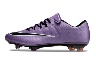 Nike Mercurial Vapor 10 FG Firm Ground Soccer Cleats - Purple/Black/White