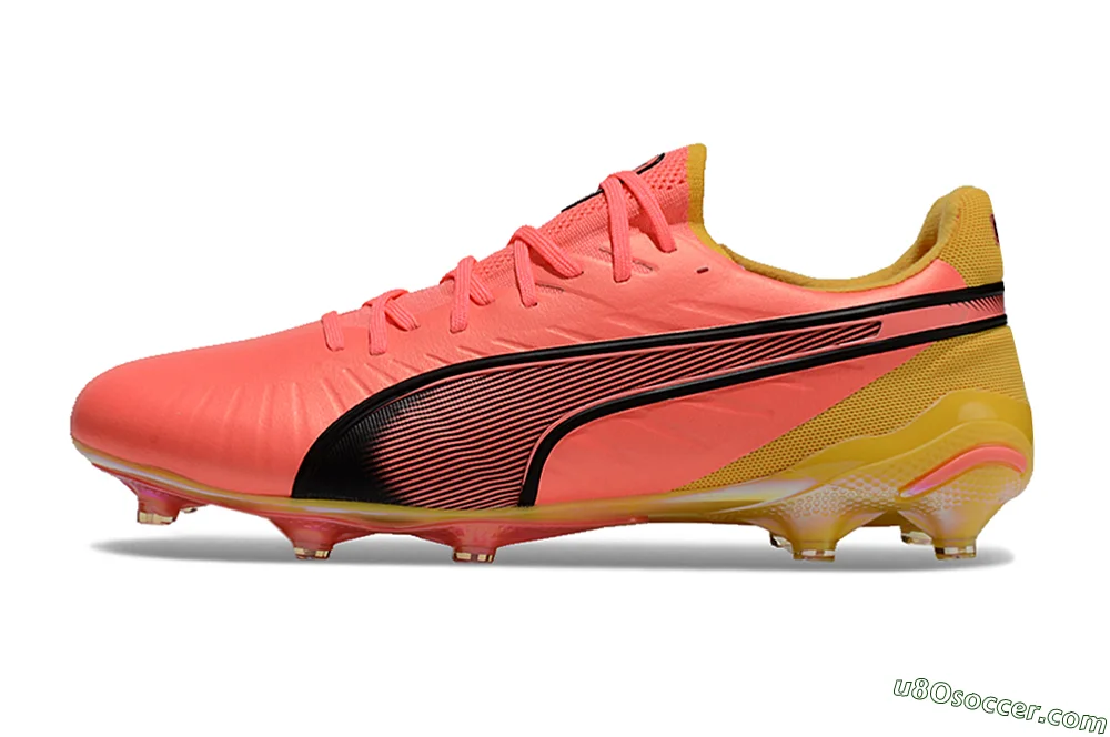 1回1分程度着用　25.5 フューチャー アルティメット FG/AG イエロー PUMA プーマ フューチャー アルティメット Low FG/AG (ロング