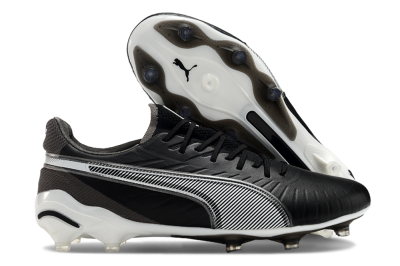 Puma Ultra Ultimate FG Firm Ground Soccer Cleats - Black/White/Grey