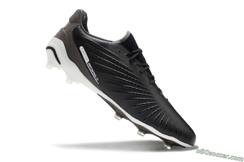 Puma Ultra Ultimate FG Firm Ground Soccer Cleats - Black/White/Grey 4