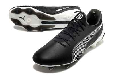 Puma Ultra Ultimate FG Firm Ground Soccer Cleats - Black/White/Grey