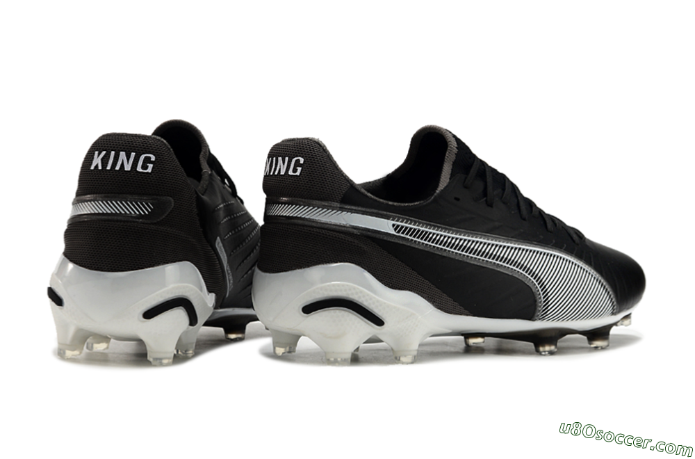 Puma Ultra Ultimate FG Firm Ground Soccer Cleats - Black/White/Grey 6