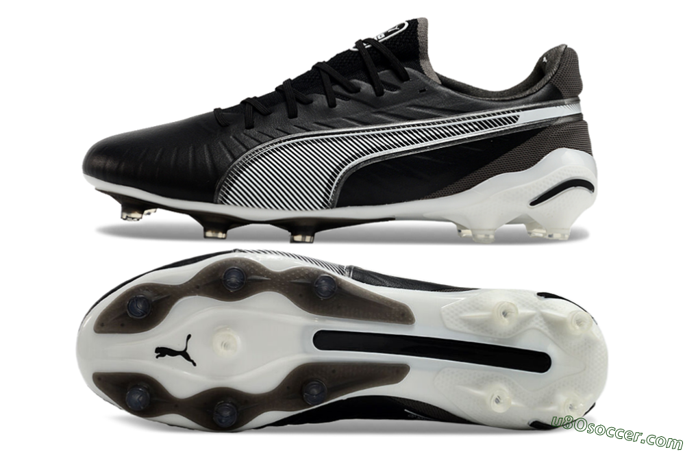 Puma Ultra Ultimate FG Firm Ground Soccer Cleats - Black/White/Grey 0