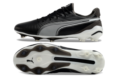 Puma Ultra Ultimate FG Firm Ground Soccer Cleats - Black/White/Grey