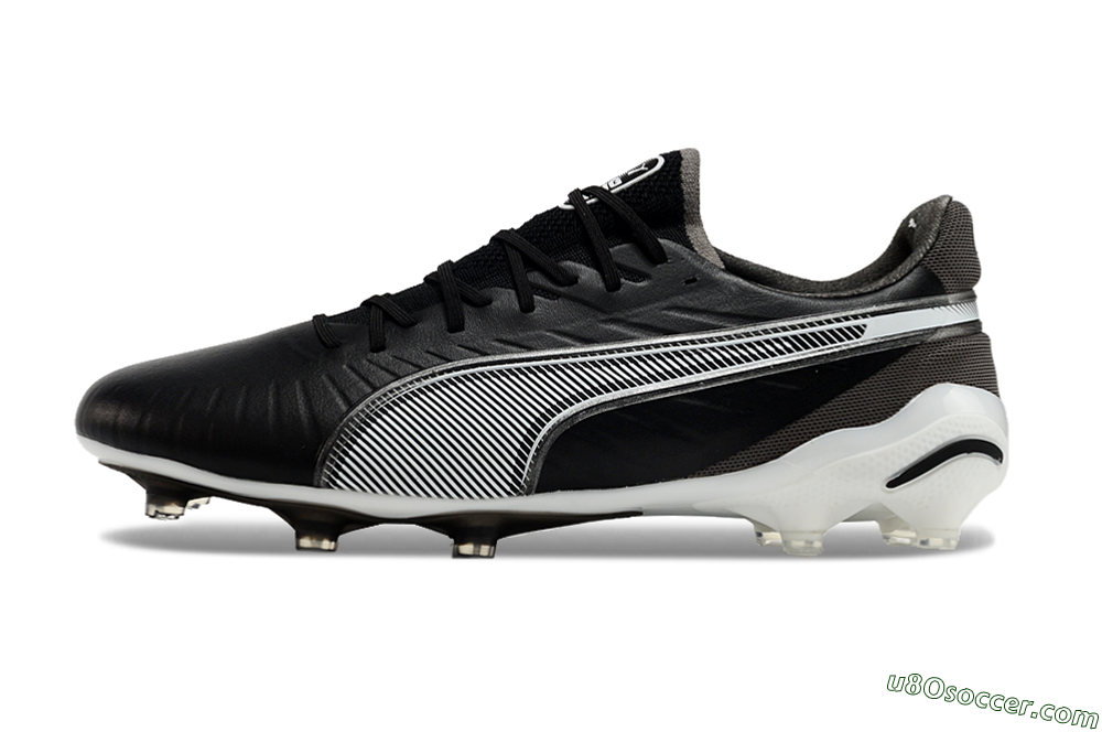 Puma Ultra Ultimate FG Firm Ground Soccer Cleats - Black/White/Grey 2