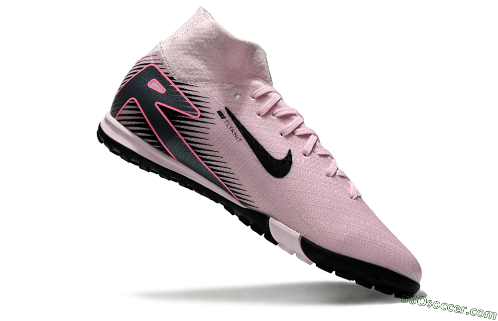 Nike Air Zoom Mercurial Superfly 10 Elite TF Artificial Turf Soccer Shoes - Pink/Black 4