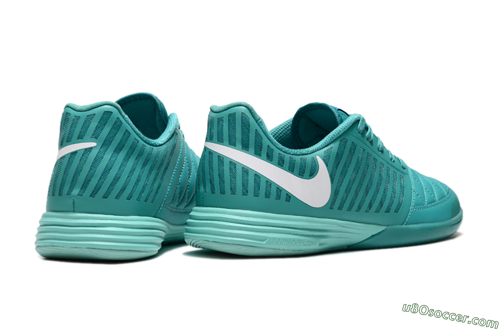 Nike Lunar Gato 2 IC Indoor & Futsal Soccer Shoes - Jade/White 6
