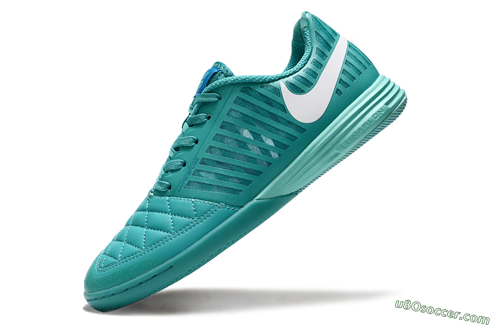 Nike Lunar Gato 2 IC Indoor & Futsal Soccer Shoes - Jade/White 5