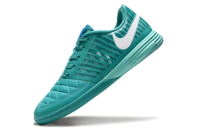 Nike Lunar Gato 2 IC Indoor & Futsal Soccer Shoes - Jade/White