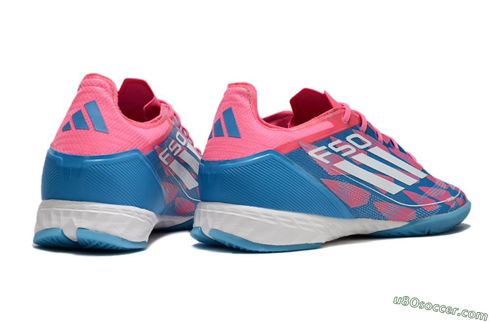 Adidas F50 Pro IC Indoor & Futsal Soccer Shoes - Blue/Red/White 6