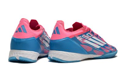 Adidas F50 Pro IC Indoor & Futsal Soccer Shoes - Blue/Red/White