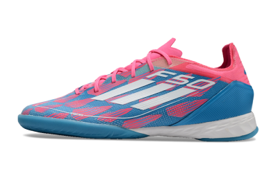 Adidas F50 Pro IC Indoor & Futsal Soccer Shoes - Blue/Red/White