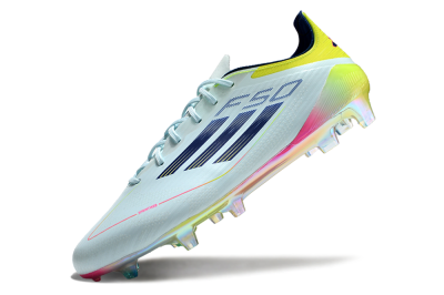 Adidas F50 Elite FG Firm Ground Soccer Cleats - Jade/Blue/Yellow