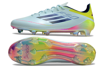 Adidas F50 Elite FG Firm Ground Soccer Cleats - Jade/Blue/Yellow