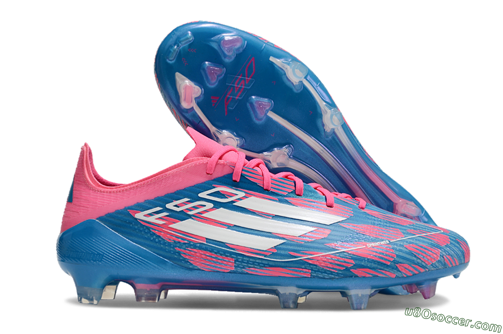 Adidas F50 Elite FG Firm Ground Soccer Cleats - Blue/Red/White 1