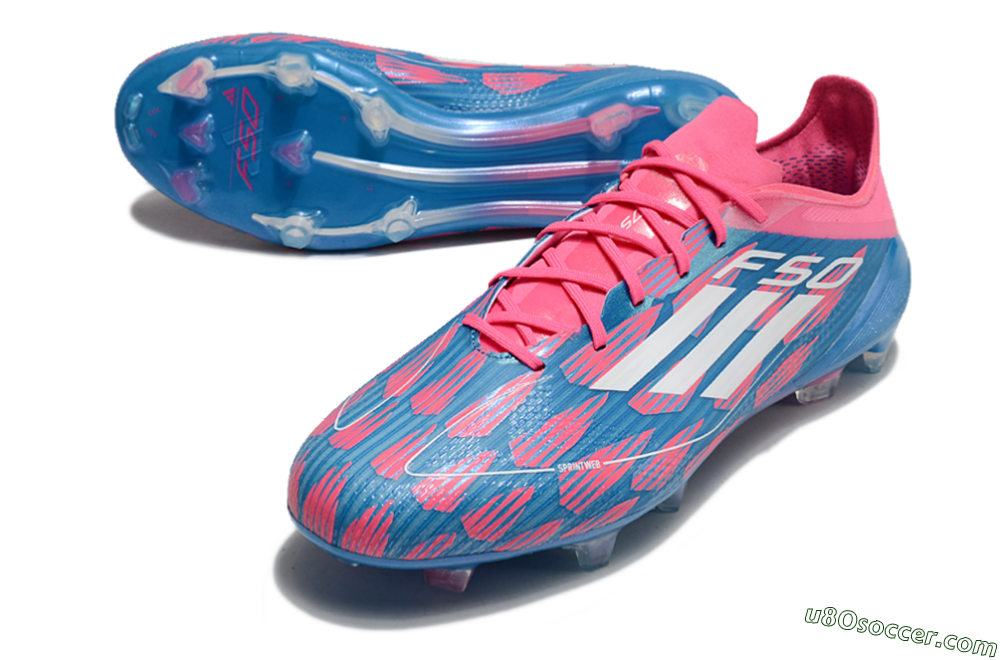 Adidas F50 Elite FG Firm Ground Soccer Cleats - Blue/Red/White 3