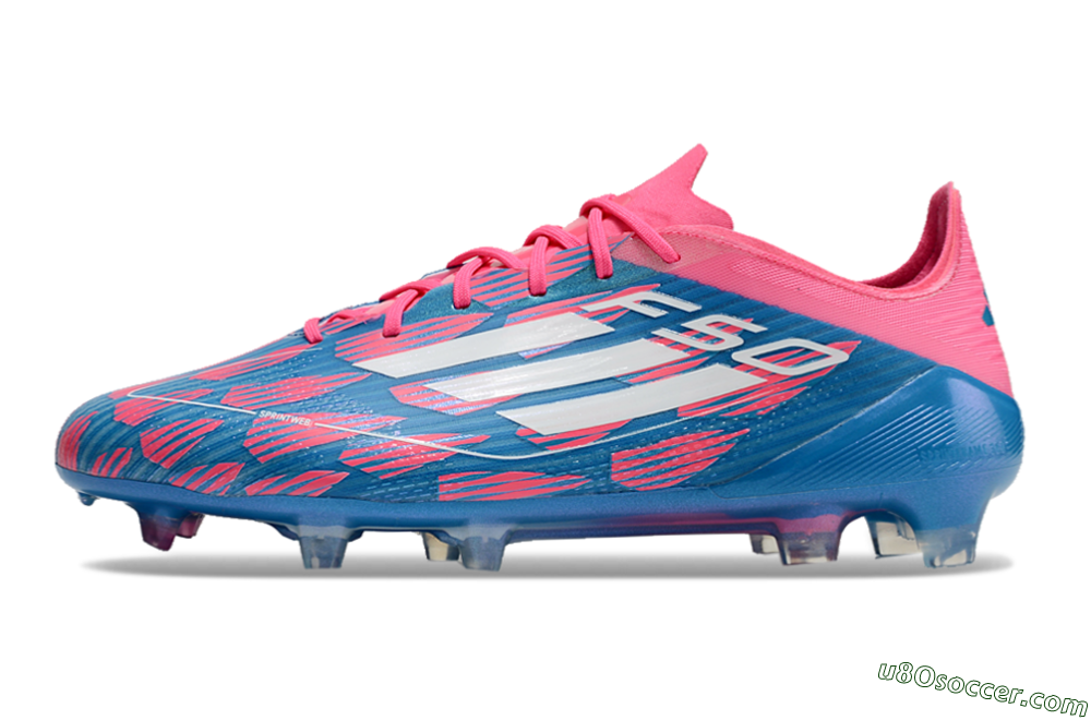 Adidas F50 Elite FG Firm Ground Soccer Cleats - Blue/Red/White 2