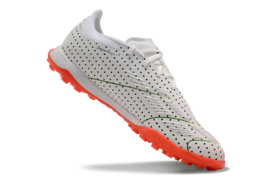 Adidas Predator 24 Elite TF Artificial Turf Soccer Shoes - White/Black/Red