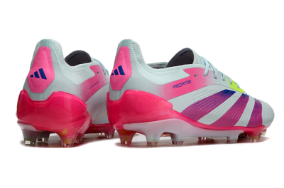 Adidas Predator 24 Elite FG Firm Ground Soccer Cleats - Jade/Blue/Pink