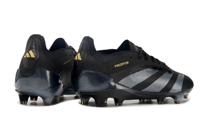 Adidas Predator Elite 24 FG Firm Ground Soccer Cleats - Black/Silver/Yellow