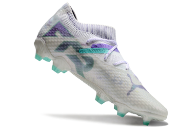 Puma Future Ultimate FG Firm Ground Soccer Cleats - White/Purple/Jade
