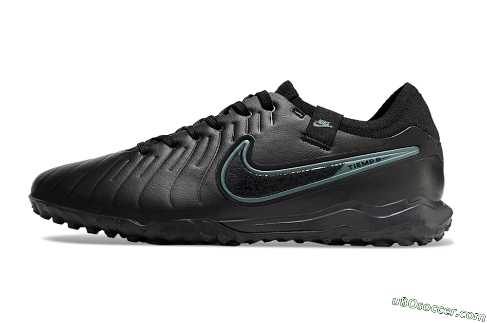 Nike Tiempo Legend 10 Pro TF Soccer Shoes - Black/Jade