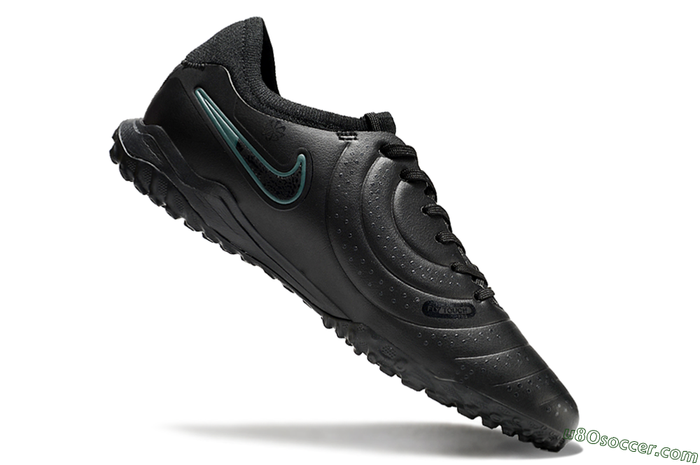 Nike Tiempo Legend 10 Pro TF Soccer Shoes - Black/Jade