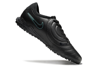 Nike Tiempo Legend 10 Pro TF Artificial Turf Soccer Shoes - Black/Jade