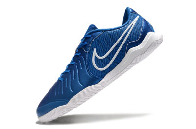 Nike Tiempo Legend 10 Academy IC Indoor & Futsal Soccer Shoes - Blue/White