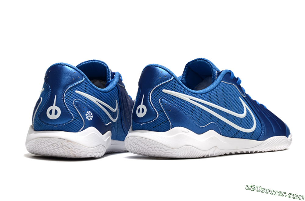 Nike Tiempo Legend 10 Academy IC Indoor & Futsal Soccer Shoes - Blue/White 6