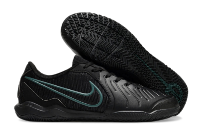 Nike Tiempo Legend 10 Academy IC Indoor & Futsal Soccer Shoes - Black/Jade