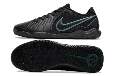 Nike Tiempo Legend 10 Academy IC Indoor & Futsal Soccer Shoes - Black/Jade