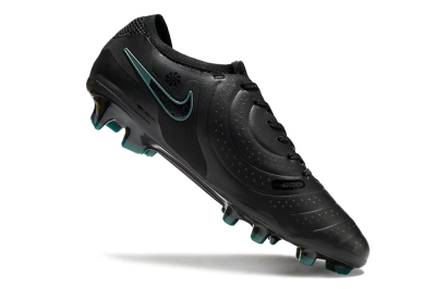 Nike Tiempo Legend 10 Elite FG Firm Ground Soccer Cleats - Black/Jade
