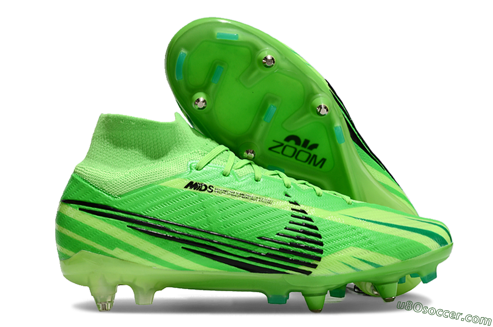 Nike Air Zoom Mercurial Superfly 9 Elite SG Soft Ground Soccer Cleats - Yellow/Black/Silver 1