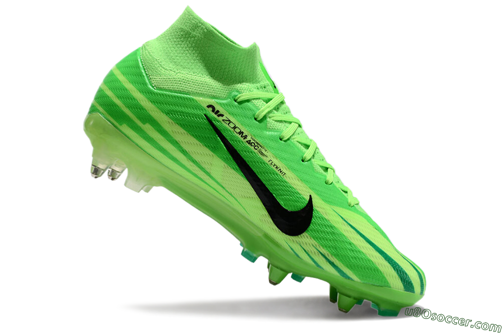 Nike Air Zoom Mercurial Superfly 9 Elite SG Soft Ground Soccer Cleats - Yellow/Black/Silver 4