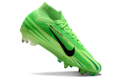 Nike Air Zoom Mercurial Superfly 9 Elite SG Soft Ground Soccer Cleats - Yellow/Black/Silver