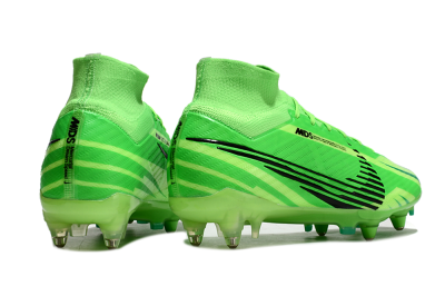 Nike Air Zoom Mercurial Superfly 9 Elite SG Soft Ground Soccer Cleats - Yellow/Black/Silver