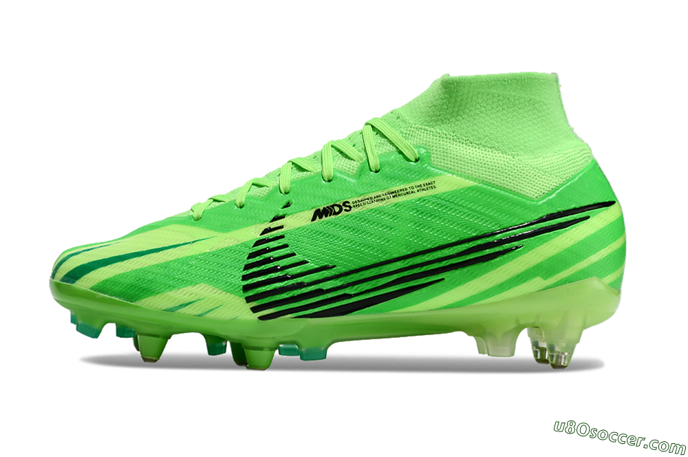 Nike Air Zoom Mercurial Superfly 9 Elite SG Soft Ground Soccer Cleats - Yellow/Black/Silver 2