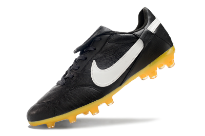 Nike The Premier 3 FG Firm Ground Soccer Cleats - Black/White/Yellow