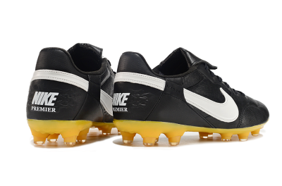 Nike The Premier 3 FG Firm Ground Soccer Cleats - Black/White/Yellow