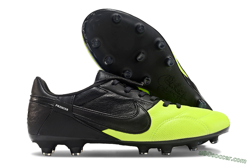 Nike The Premier 3 FG Firm Ground Soccer Cleats - Yellow/Black/White 1