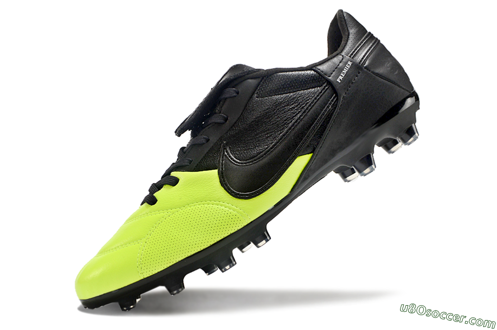 Nike The Premier 3 FG Firm Ground Soccer Cleats - Yellow/Black/White 5