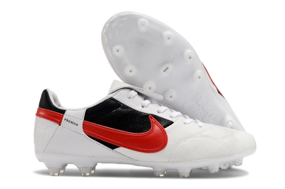 Nike The Premier 3 FG Firm Ground Soccer Cleats - Beige/Red/Black