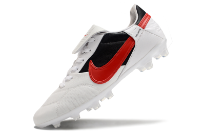 Nike The Premier 3 FG Firm Ground Soccer Cleats - Beige/Red/Black