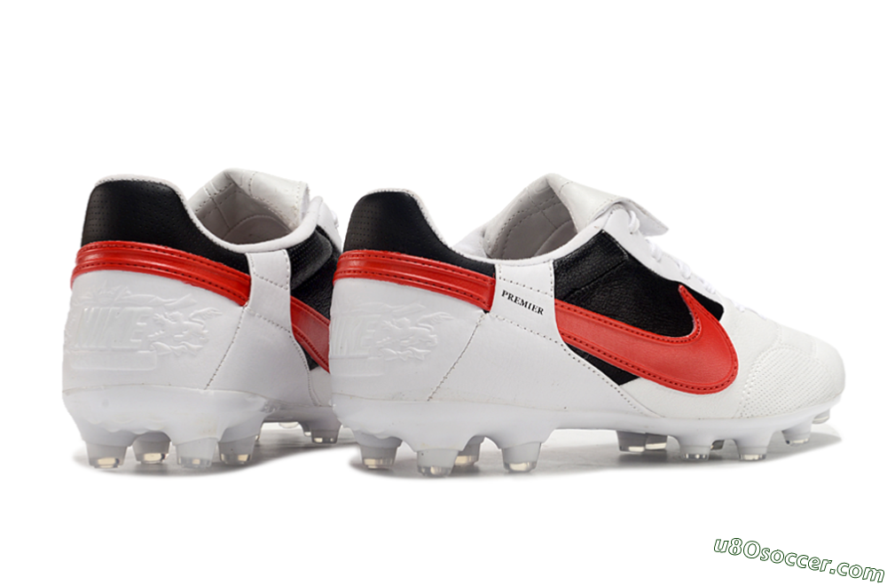 Nike The Premier 3 FG Firm Ground Soccer Cleats - Beige/Red/Black 4