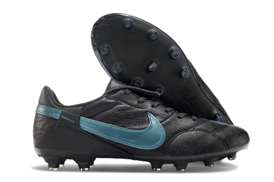 Nike The Premier 3 FG Firm Ground Soccer Cleats - Black/Silver/Blue